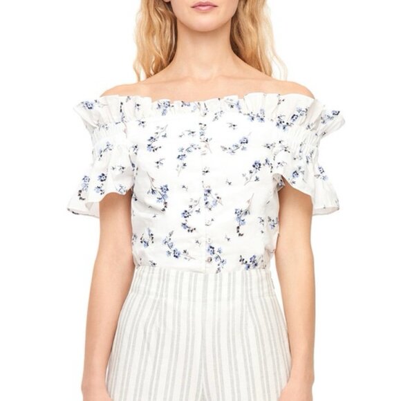 Rebecca Taylor Francine Off The Shoulder Top - Picture 1 of 7